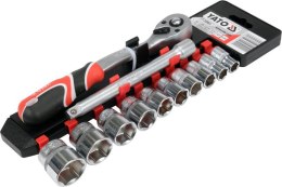 KOMPLET NASADEK + ACESORIA 3/8'' 12 CZĘŚCI YATO