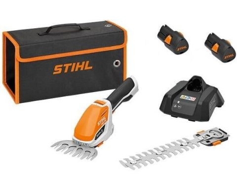 NOŻYCE AKUMULATOROWE DO TRAW I KRZEWÓW HSA 26 20CM 2*2.1AH STIHL