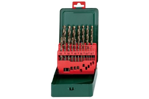 WIERTŁA DO METALU HSS-CO 1-10MM 19 SZTUK METABO