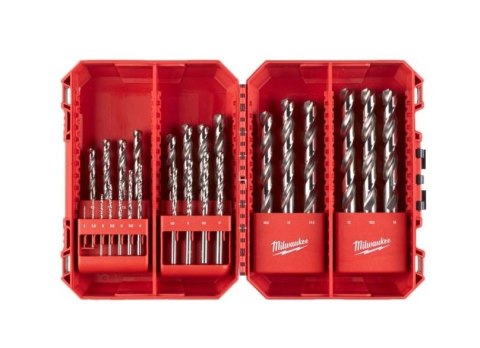 ZESTAW WIERTEŁ DO METALU HSS-G TW25 25 SZT. MILWAUKEE