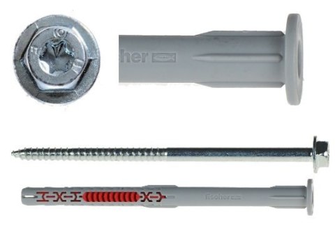 KOŁEK RAMOWY DUOXPAND 10*140 T Z WKRĘTEM NA KLUCZ FISCHER