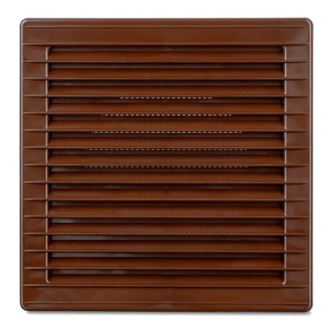 KRATKA WENTYLACYJNA Z SIATKĄ 170*170, FI 150 BRĄZ AIR ROXY