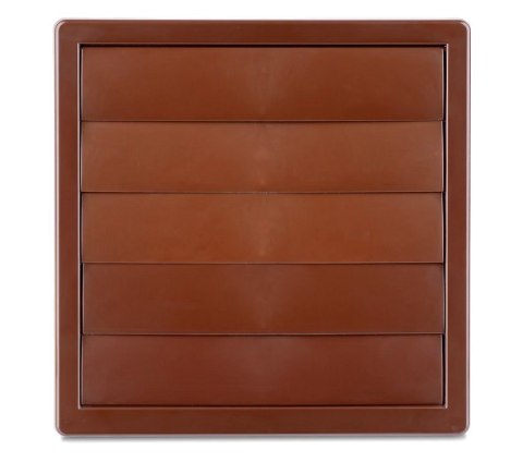 KRATKA WENTYLACYJNA Z ŻALUZJĄ GRAWITAC. 170*170,FI 120 BRĄZ AIR ROXY