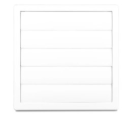 KRATKA WENTYLACYJNA Z ŻALUZJĄ GRAWITAC. 170*170,FI 125 BIAŁY AIR ROXY