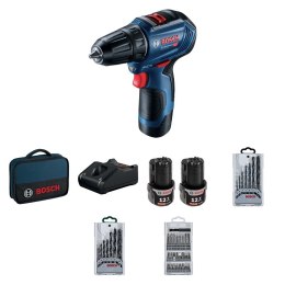 WIERTARKO-WKRĘTARKA AKUMULATOROWA GSR 12V-30 2*2.0AH + ACC BOSCH