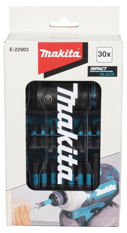 ZESTAW BITÓW I NASADEK IMPACT BLACK 30 EL. MAKITA