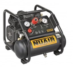 KOMPRESOR BEZOLEJOWY WYCISZONY 6L 8 BAR 1.5KM NUAIR