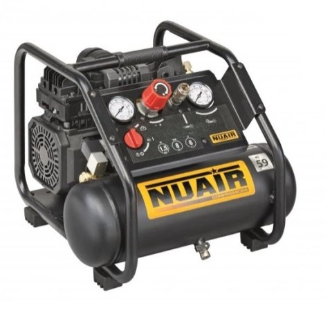KOMPRESOR BEZOLEJOWY WYCISZONY 6L 8 BAR 1.5KM NUAIR