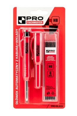 OŁÓWEK AUTOMATYCZNY Z KABURĄ I RYSIKAMI 6SZT. PRO