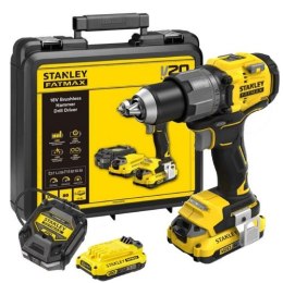 WIERTARKO-WKRĘTARKA AKUMULATOROWA UDAROWA 18V V20 2*2.0AH STANLEY