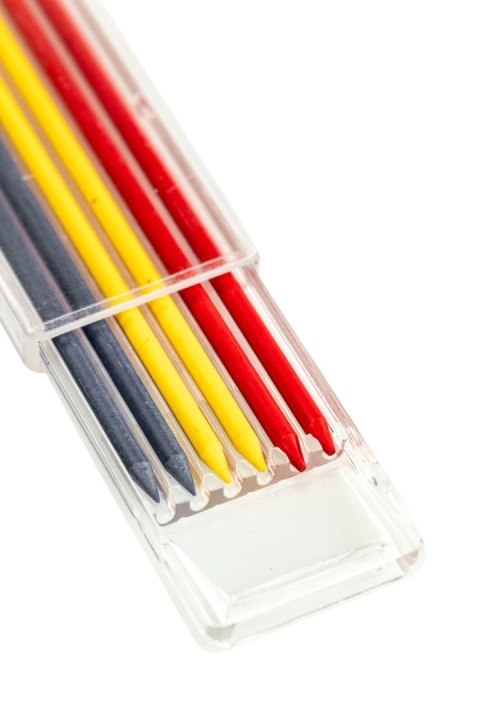 WKŁADY KOLOROWE DO OŁÓWKÓW AUTOMATYCZNYCH 6 SZT. PRO