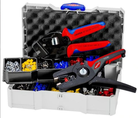 ZESTAW DO ZAGNIATANIA TULEJEK 13-TEILIG KNIPEX