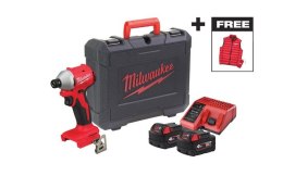 KLUCZ UDAROWY AKUMULATOROWY 1/4' M18BLIDRCMC-402C 2*4.0AH MILWAUKEE