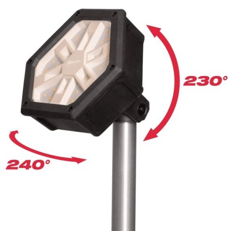 LAMPA AKUMULATOROWA STOJĄCA LED M18SAL-502B 2*5.0AH MILWAUKEE
