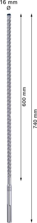 WIERTŁO DO MŁOTÓW SDS-MAX 8X EXPERT 16*600/940MM BOSCH