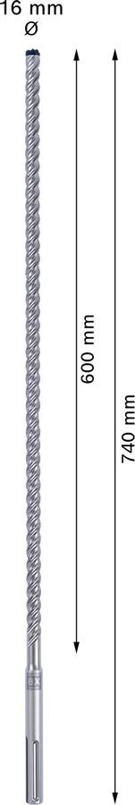 WIERTŁO DO MŁOTÓW SDS-MAX 8X EXPERT 16*600/940MM BOSCH