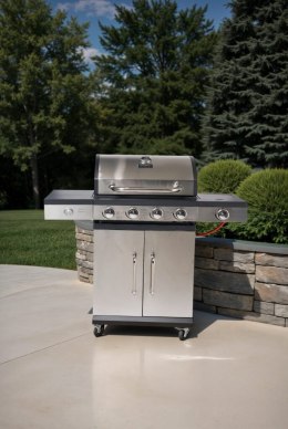 GRILL GAZOWY 4+1 STAL NIERDZEWNA 11,7KW BLAUPUNKT