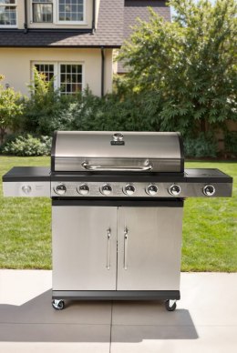 GRILL GAZOWY 6+1 STAL NIERDZEWNA 16,5KW BLAUPUNKT