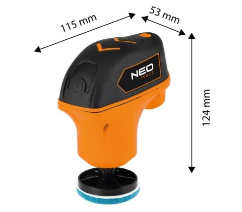 MINI URZĄDZENIE WIELOFUNKCYJNE/POLERKA 4V LI-ION USB-C NEO