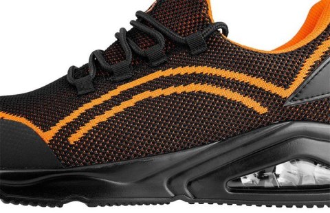 PÓŁBUTY ROBOCZE S1 SR STALOWY PODN.POMARAŃCZOWE ROZM.43 NEO