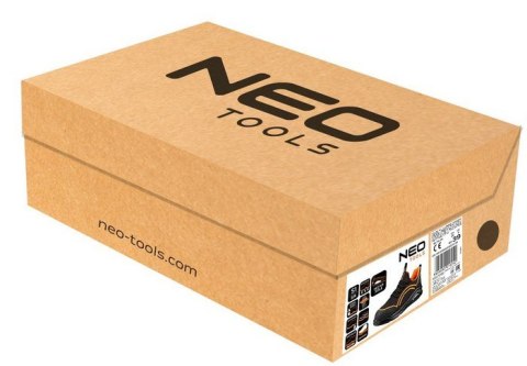 PÓŁBUTY ROBOCZE S1 SR STALOWY PODN.POMARAŃCZOWE ROZM.43 NEO