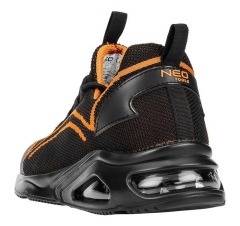 PÓŁBUTY ROBOCZE S1 SR STALOWY PODN.POMARAŃCZOWE ROZM.43 NEO