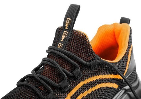 PÓŁBUTY ROBOCZE S1 SR STALOWY PODN.POMARAŃCZOWE ROZM.43 NEO