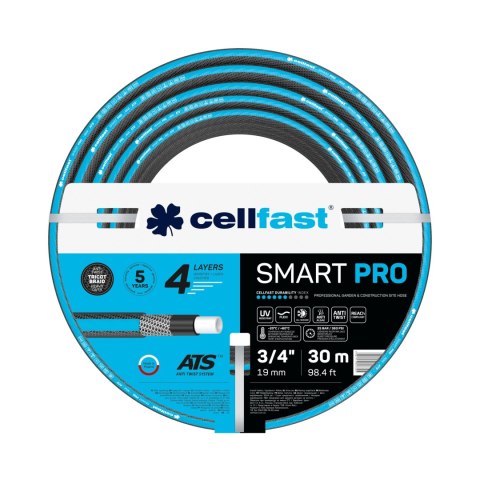WĄŻ OGRODOWY SMART PRO ATS 3/4'' 30MB CELL-FAST