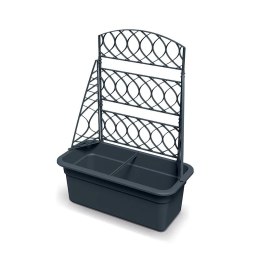 ZESTAW DOMNICY Z PERGOLĄ BLOMA - ANTRACYT PROSPERPLAST