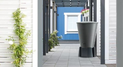 ZBIORNIK NA DESZCZÓWKĘ SMOOTH 200L - ANTRACYT PROSPERPLAST