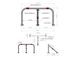 BLOKADA PARKINGOWA SKŁADANA BRAMKA YATO