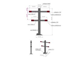 BLOKADA PARKINGOWA SKŁADANA CHOINKA YATO
