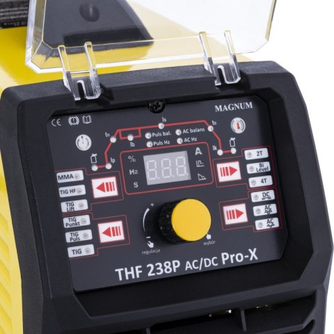 SPAWARKA INWERTOROWA TIG MAGNUM THF 238P AC/DC PRO-X MAGNUM