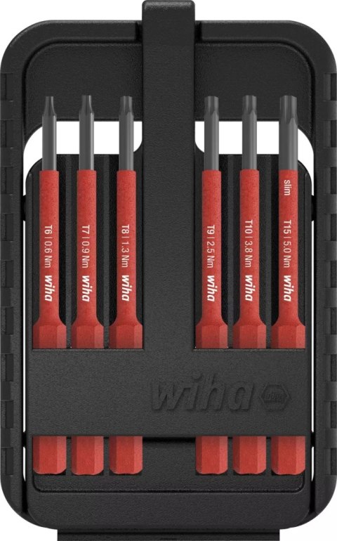 ZESTAW BITÓW SLIM BIT ELECTRIC TORX 6CZ. WIHA