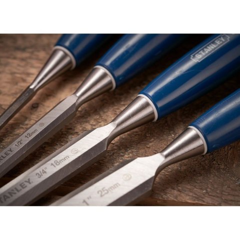 ZESTAW DŁUT PŁASKICH 4SZT. (6,12,18,25MM) STANLEY