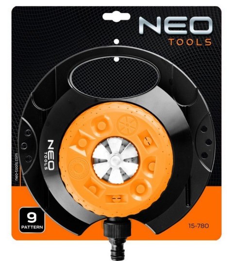 ZRASZACZ OGRODOWY 9 FUNKCYJNY ZE SZPILKAMI DO MONTAŻU NEO