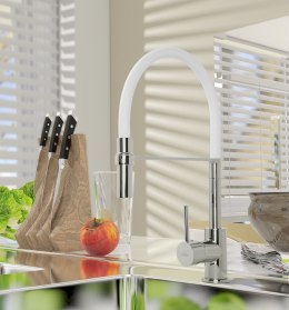 BATERIA ZLEWOZMYWAKOWA KAMELEON, KOLOR BIAŁY UN