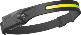 LATARKA CZOŁOWA LED AKU COB+XPE+SENSOR UN