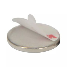 MAGNES NEODYMOWY OKRĄGŁY STAHL 20*2MM SAMOPRZYLEPNY 4SZT UN