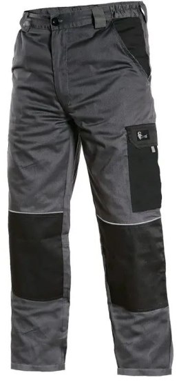 SPODNIE DO PASA CXS CEFEUS, SZARO-CZARNE ROZM.60 CXS