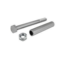 ZESTAW MONTAŻOWY ŚRUBA NAKRĘTKA TULEJKA D=20*76 OTWÓR 13,8MM UN