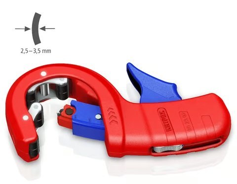 OBCINAK DO RUR GRUBOŚCIENNYCH Z TWORZYW SZTUCZ. 32,40,50MM KNIPEX