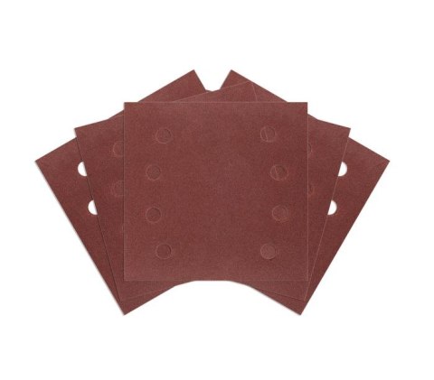 PAPIER ŚCIERNY KWADRAT P240 113*113MM, 8 OTW. 5 SZT. NEO