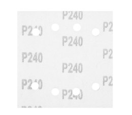 PAPIER ŚCIERNY KWADRAT P240 113*113MM, 8 OTW. 5 SZT. NEO