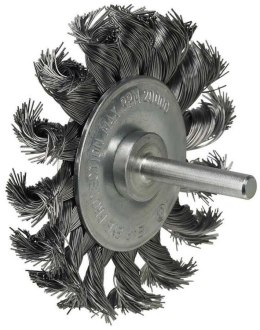 SZCZOTKA TARCZOWA Z TRZPIENIEM SPLATANA 75MM LUNA