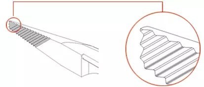 SZCZYPCE PÓŁOKRĄGŁE 160MM INDUSTRIAL 1000V, OSTRZE PROSTE WIHA