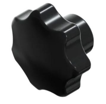 UCHWYT BAKELITOWY CZARNY M16*80MM DIN6336K UN