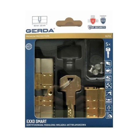 WKŁADKA MODUŁOWA EXXO SMART NIKIEL SATYNA M 61/61 UN