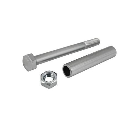 ZESTAW MONTAŻOWY ŚRUBA NAKRĘTKA TULEJKA D=20*84 OTWÓR 13,8MM UN