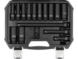 ZESTAW NASADEK UDAROWYCH DŁUGICH 1/2'' 18 SZT. YATO